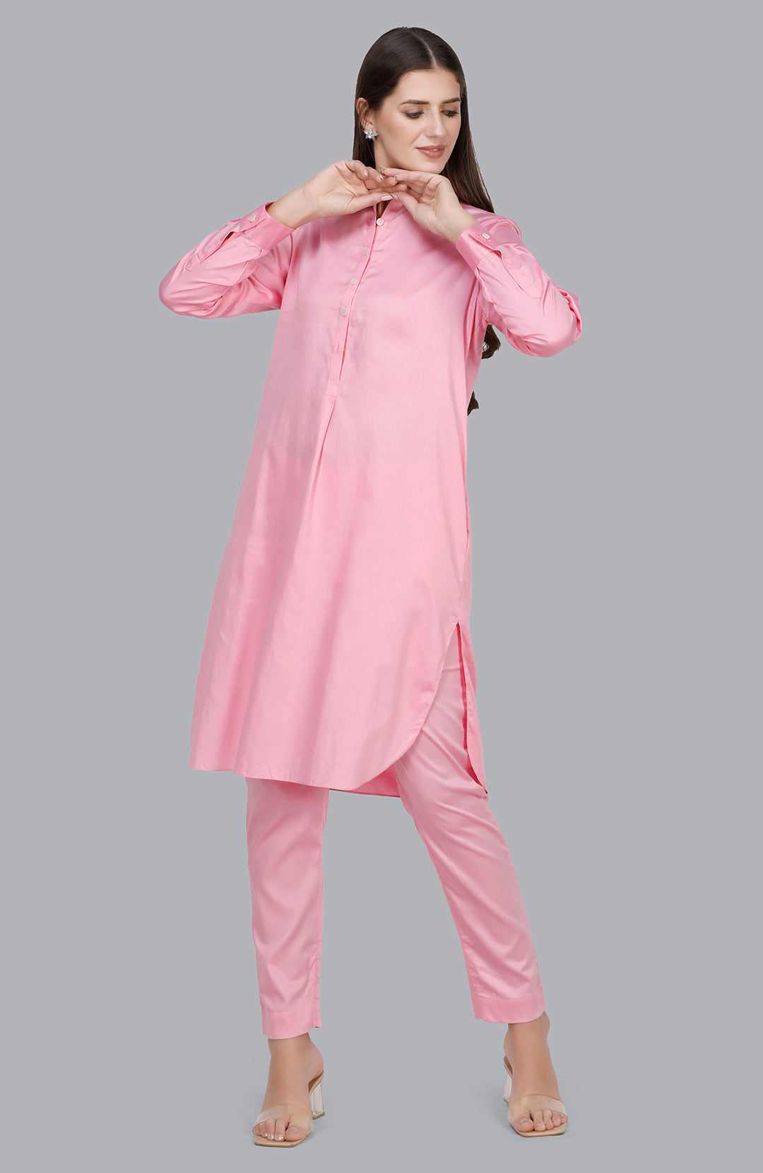Pink Cigarette Pants