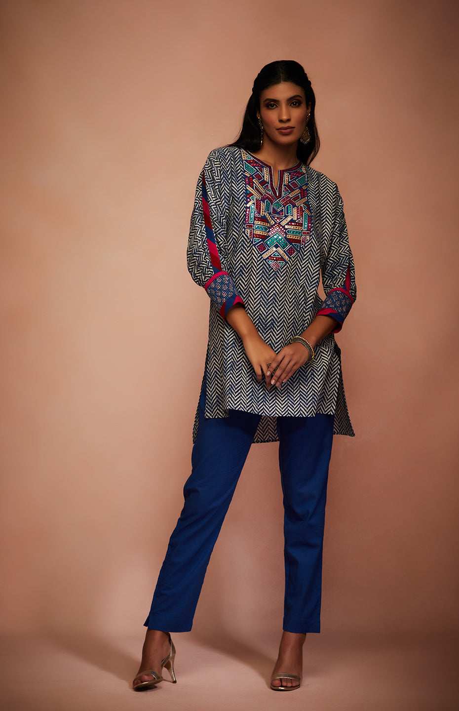 Blue Pencil Pants