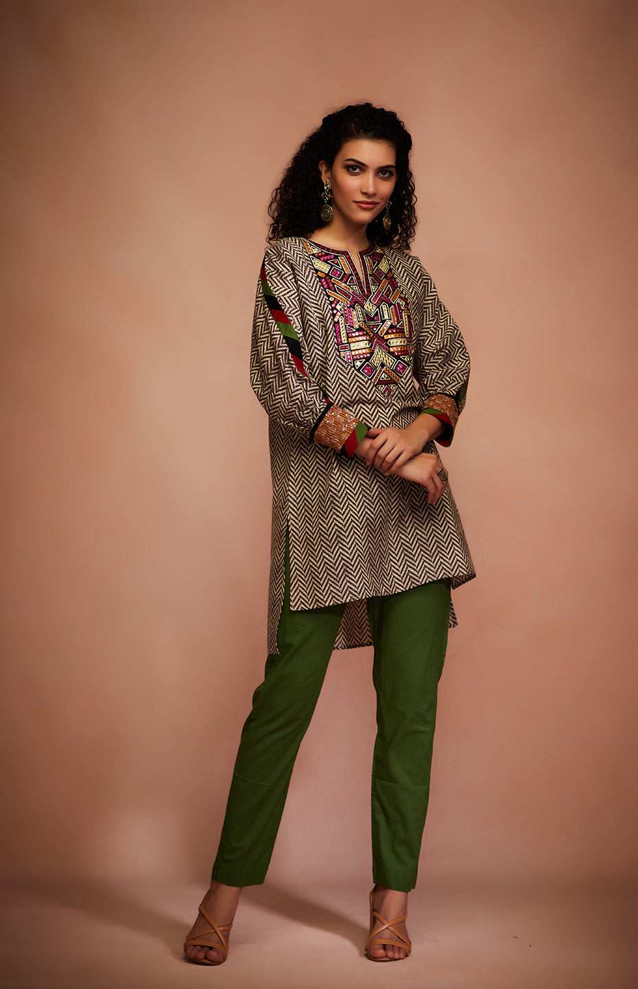 Green Pencil Pants