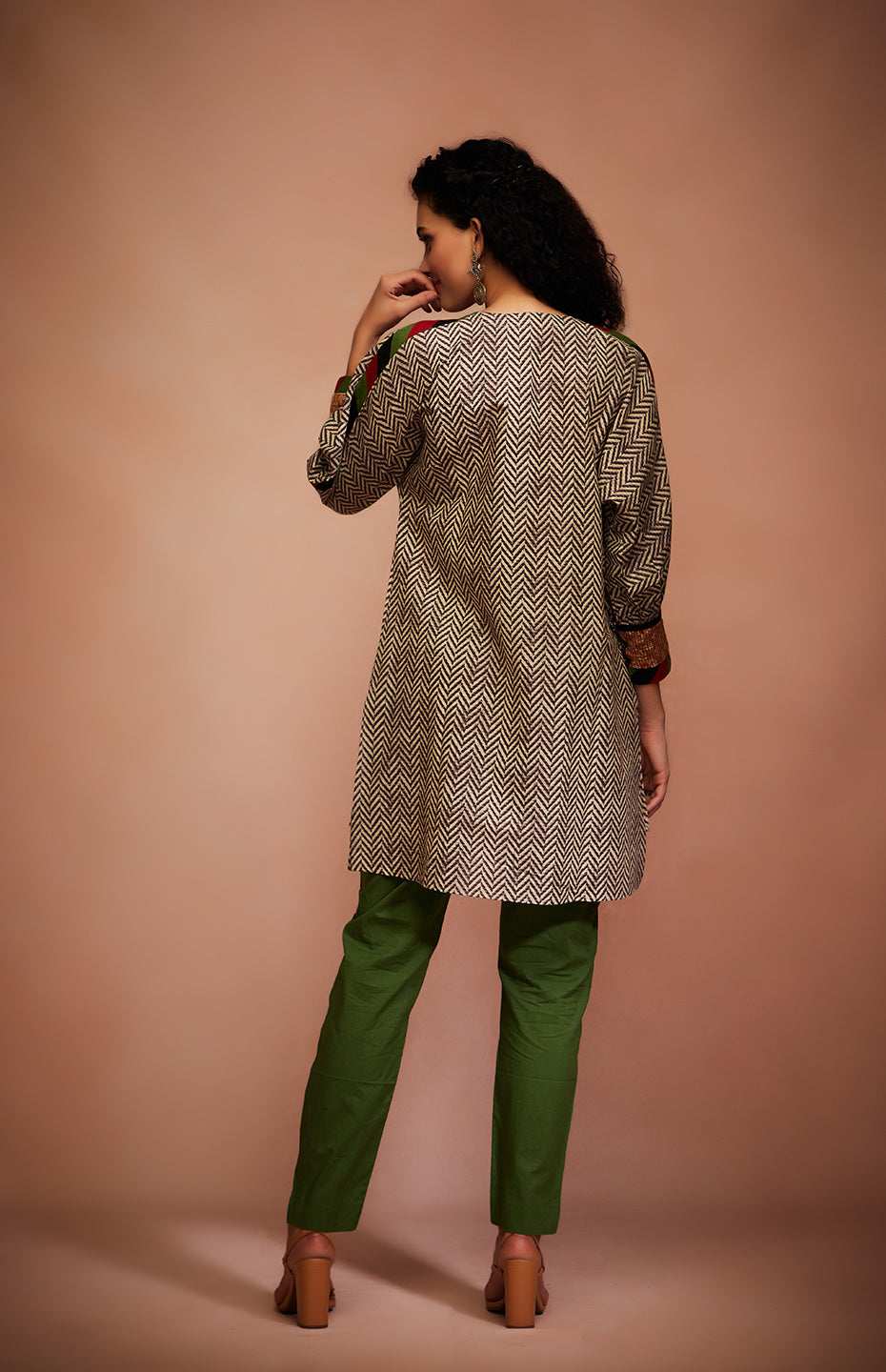 Green Pencil Pants