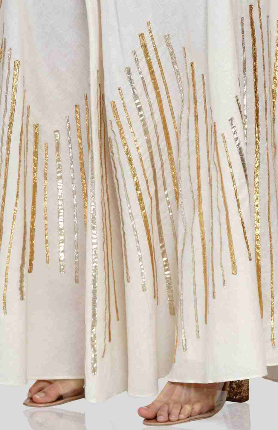 Off White Barcode Circular Skirt