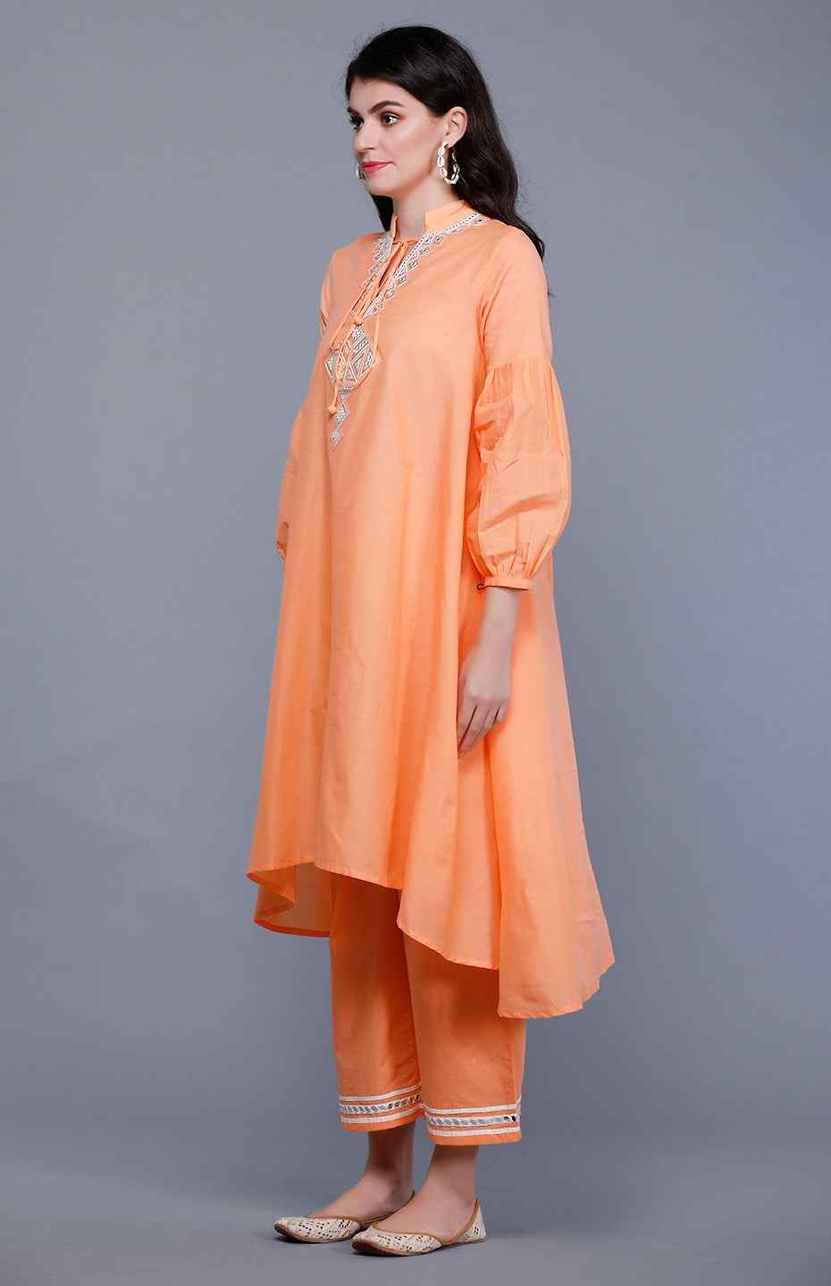 Peach Circular Mirror Tunic