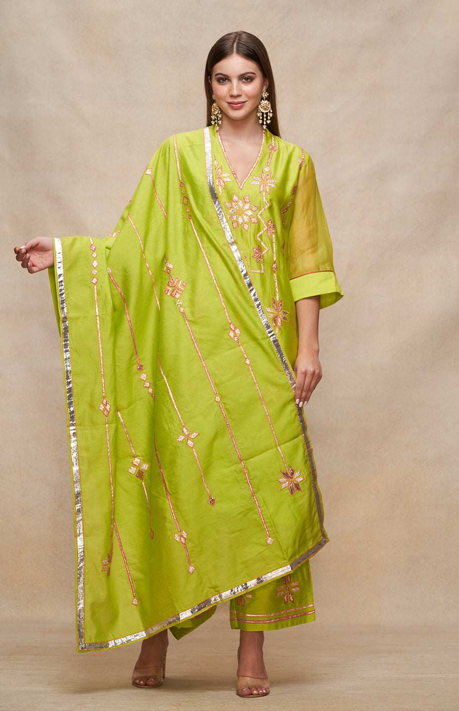 Lime Green Dupatta
