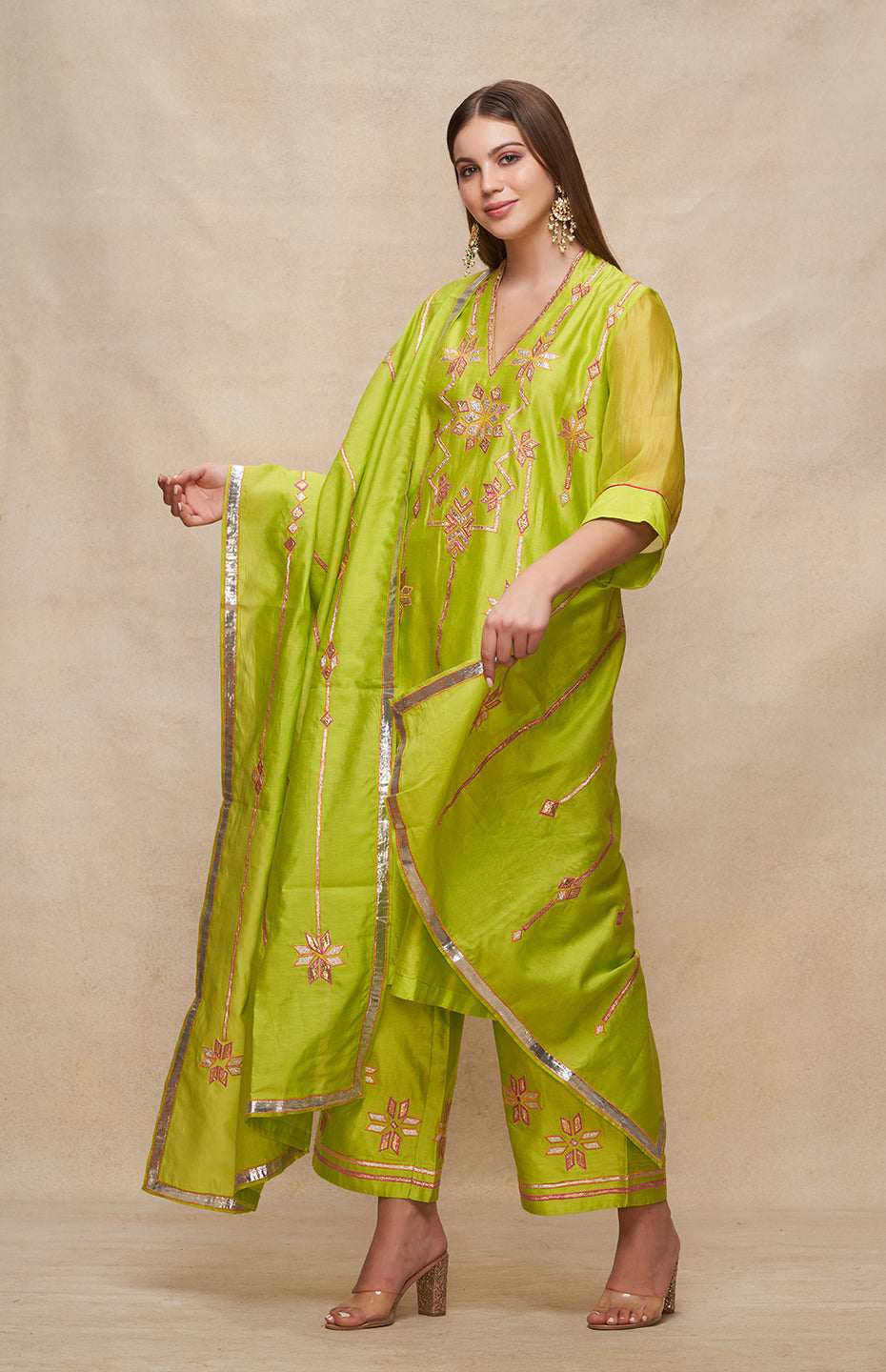 Lime Green Dupatta