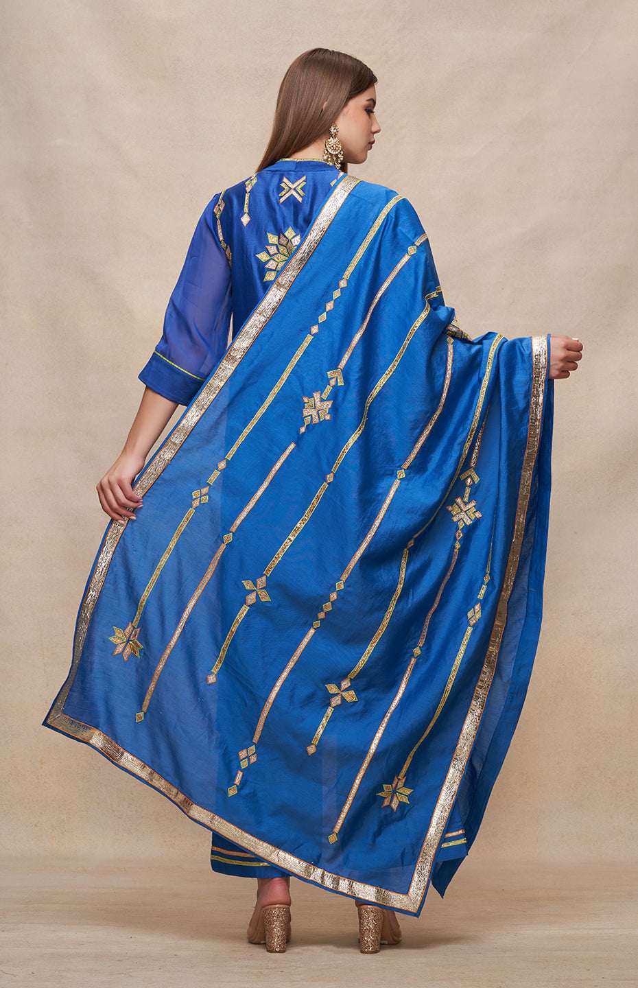 Royal Blue Dupatta