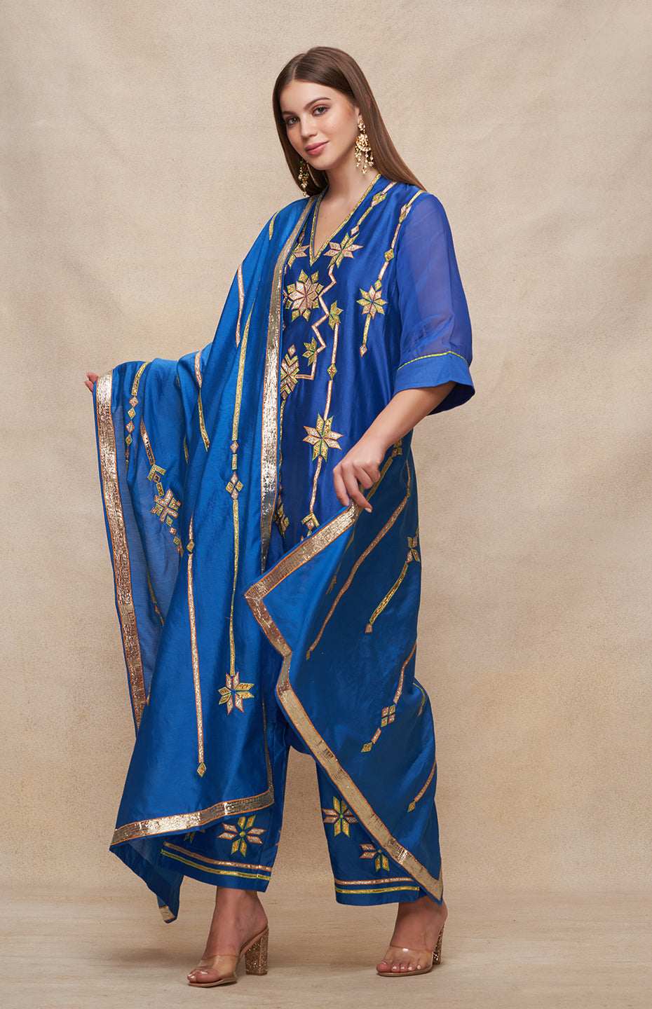 Royal Blue Dupatta