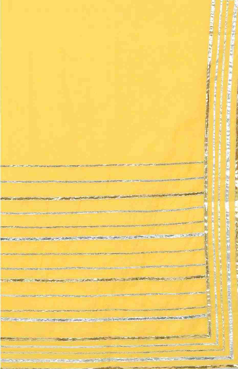 Yellow Barcode Dupatta