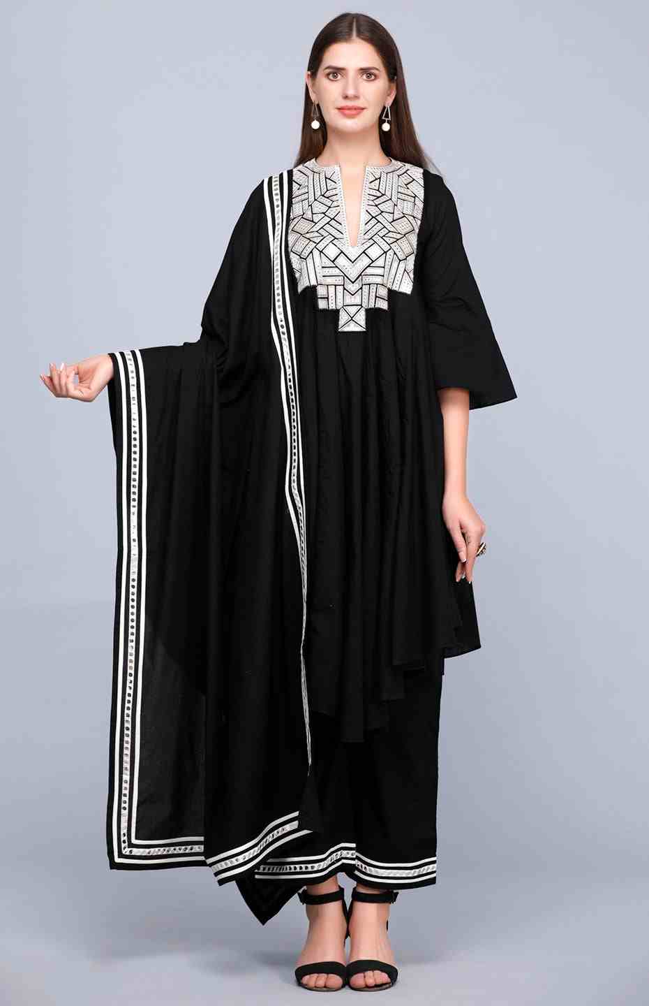 Black Mirror Dupatta