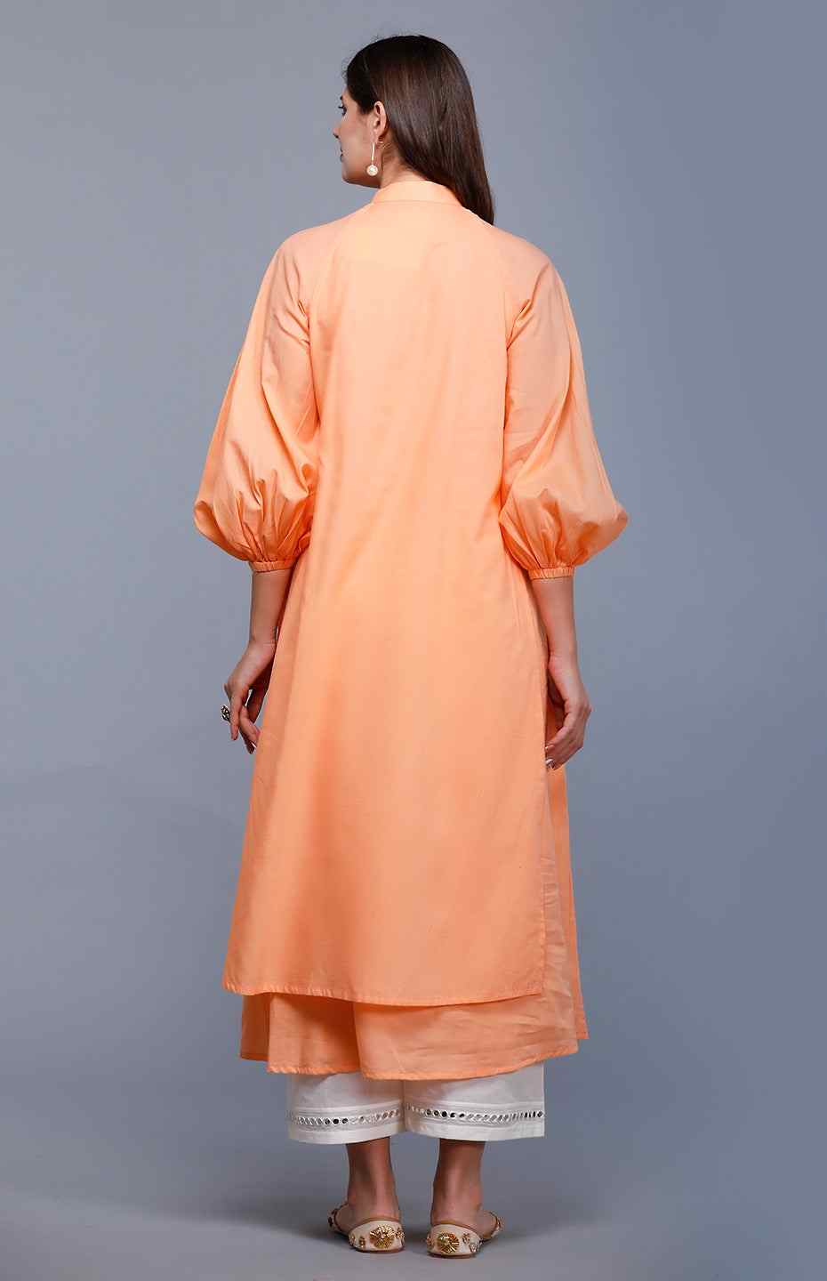 Peach Flap Mirror Tunic