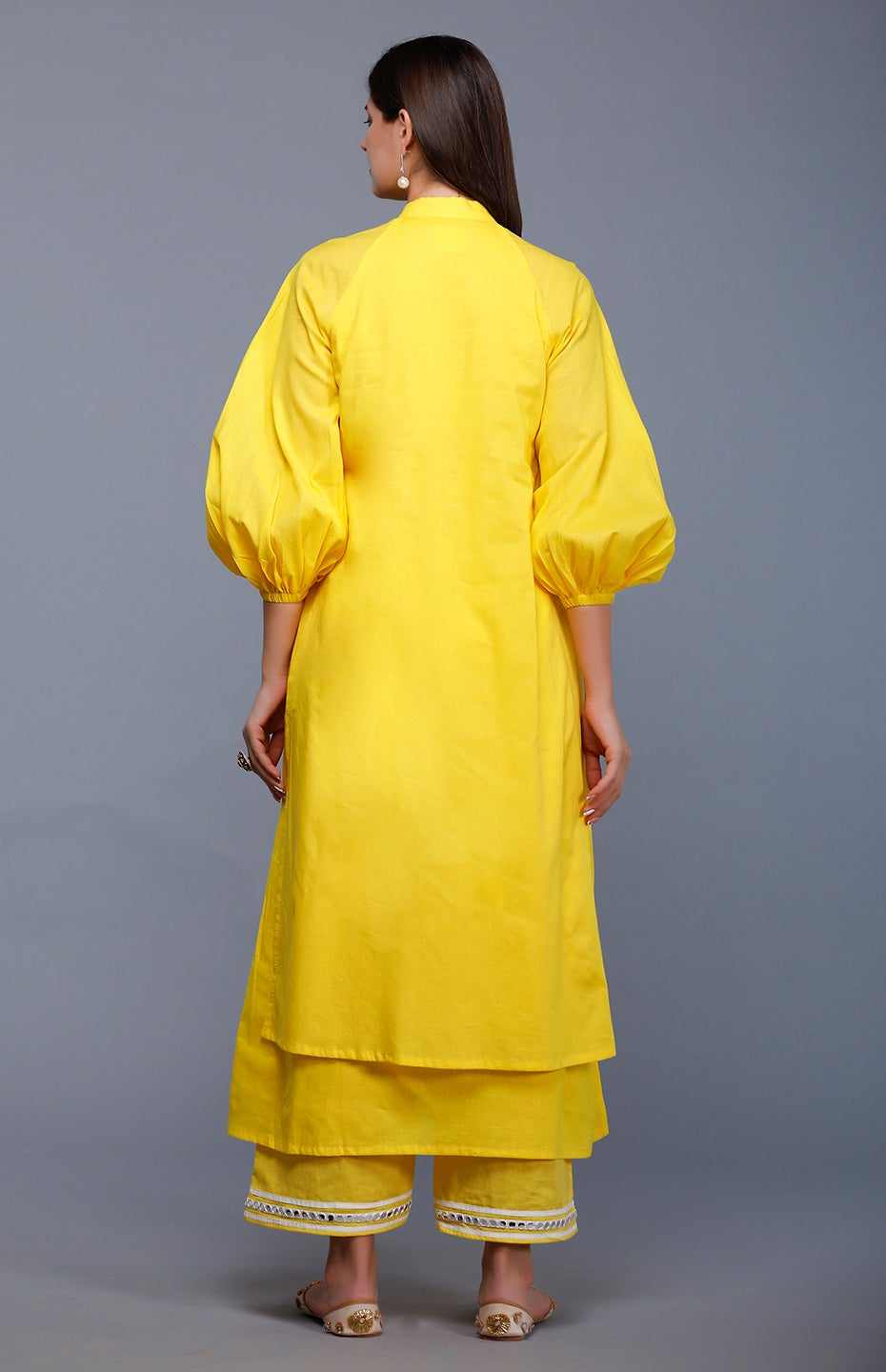 Yellow Flap Mirror Tunic