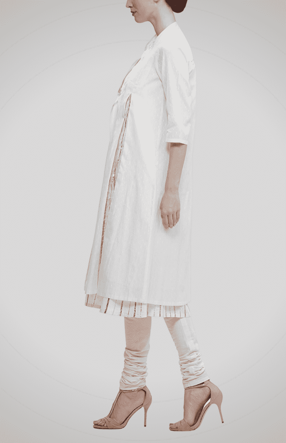 Off-White Front Open Go-Dart Coat