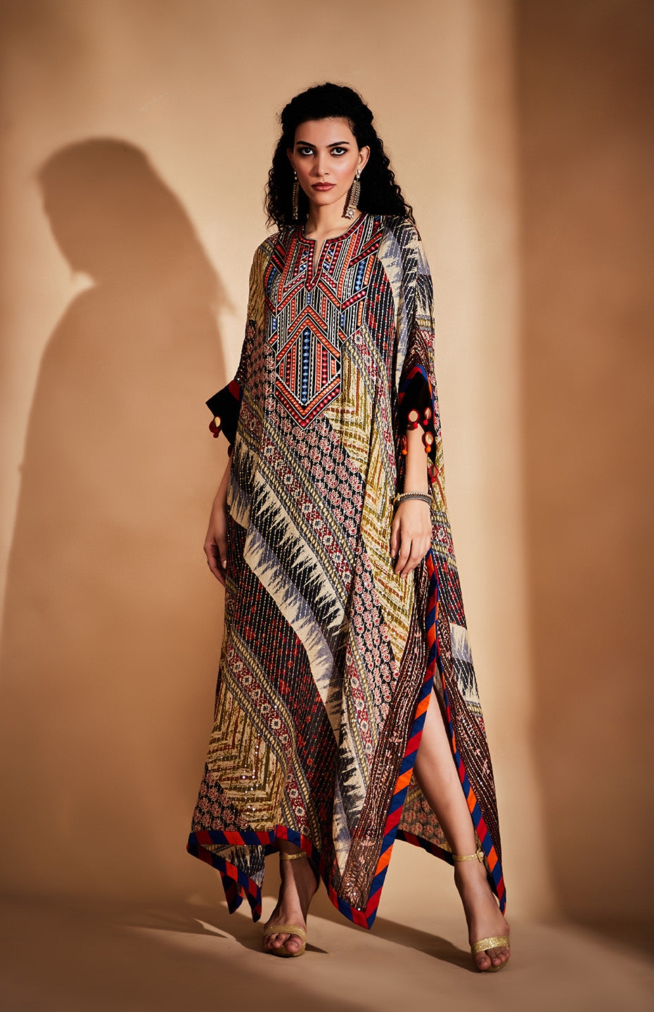 Mirror & Sequins Tribal Kaftan