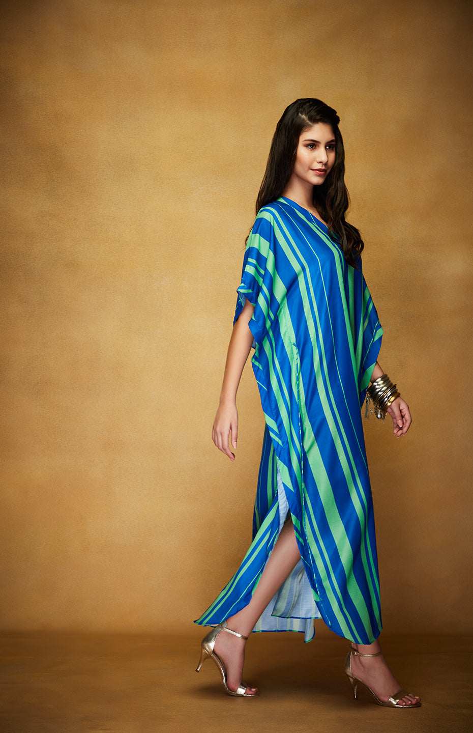 Green & Blue Kaftan