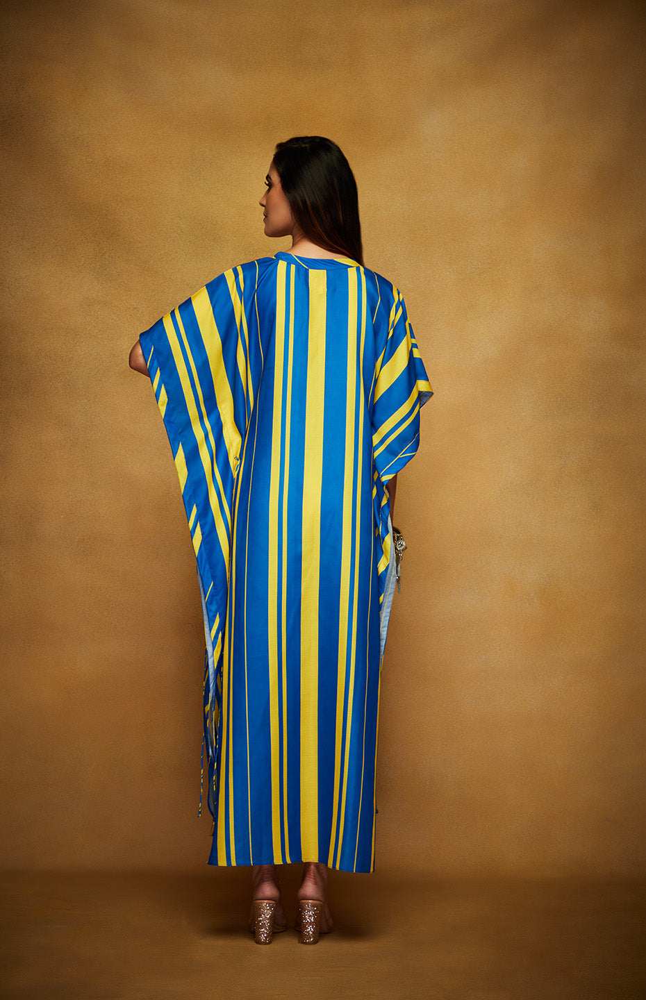 Yellow & Blue Kaftan