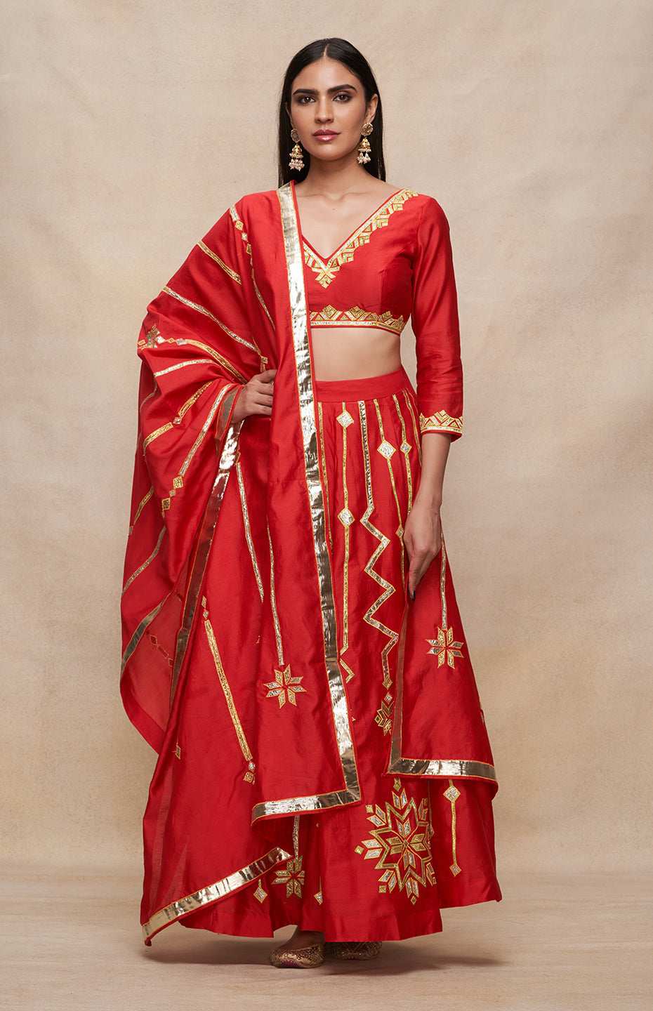 Red Lehenga