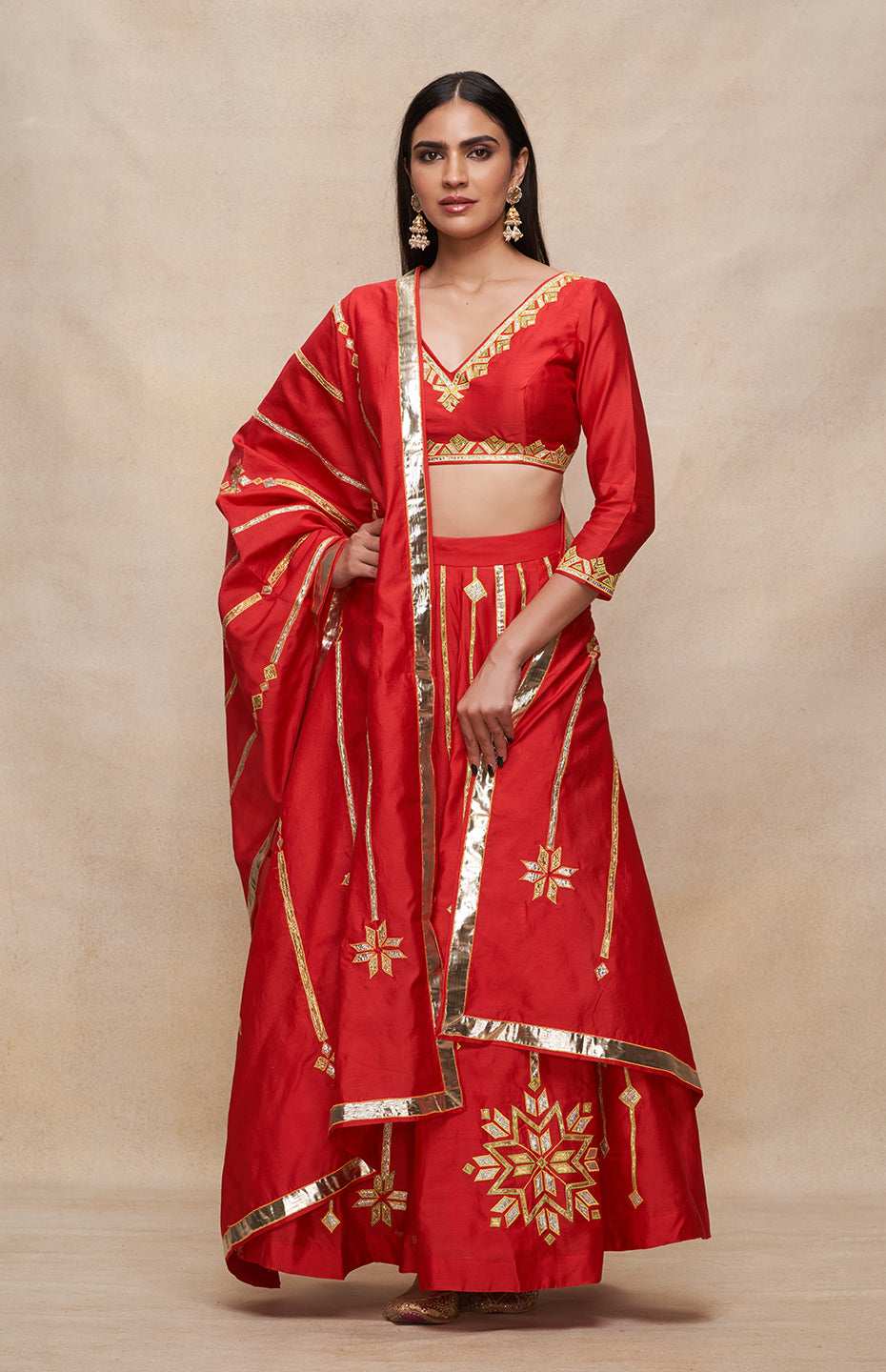 Red Lehenga