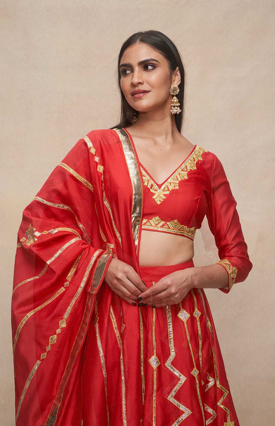 Red Lehenga