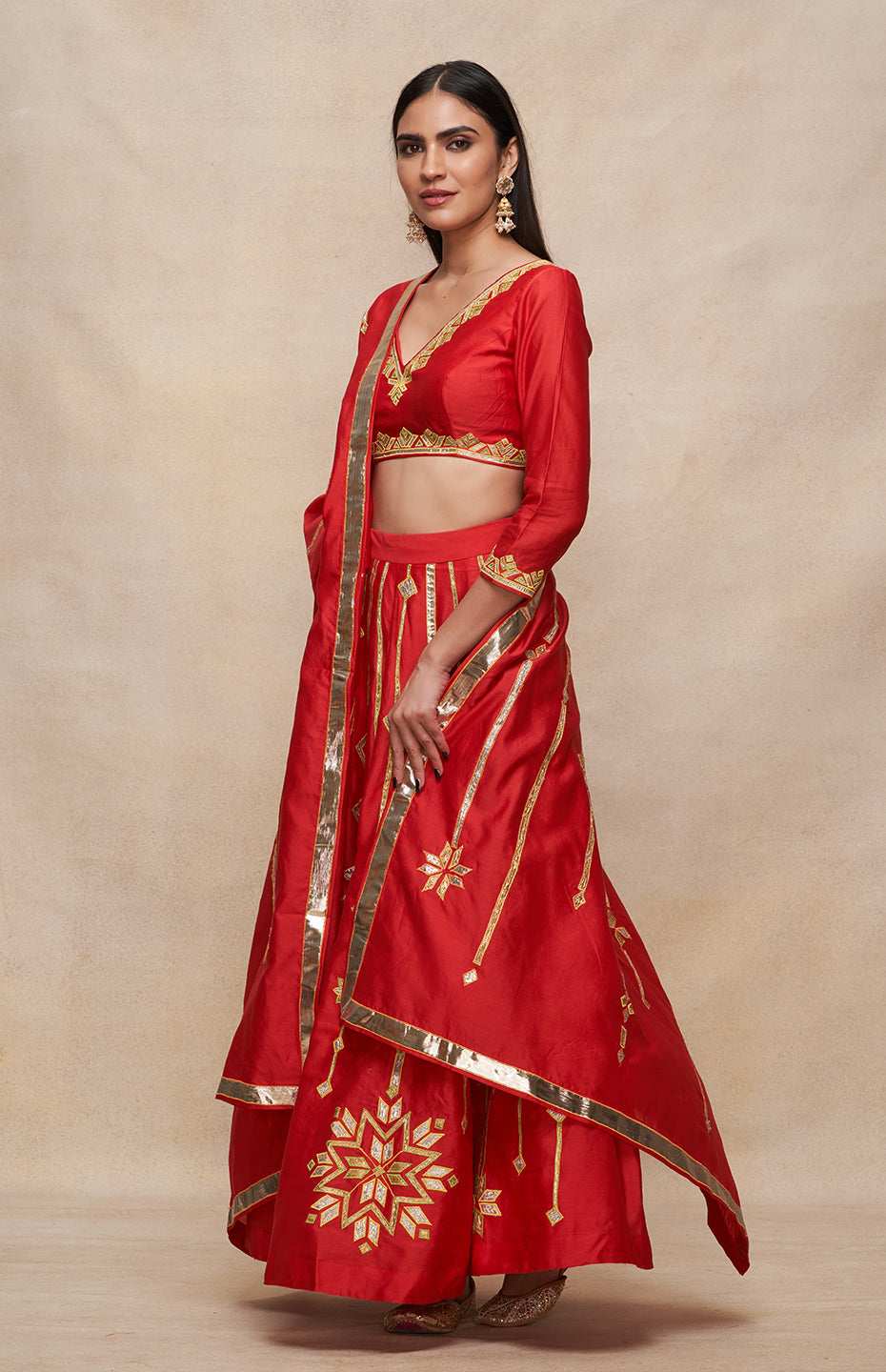 Red Lehenga