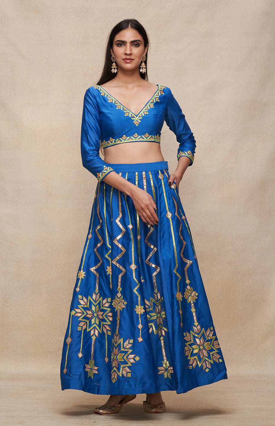 Royal Blue Lehenga