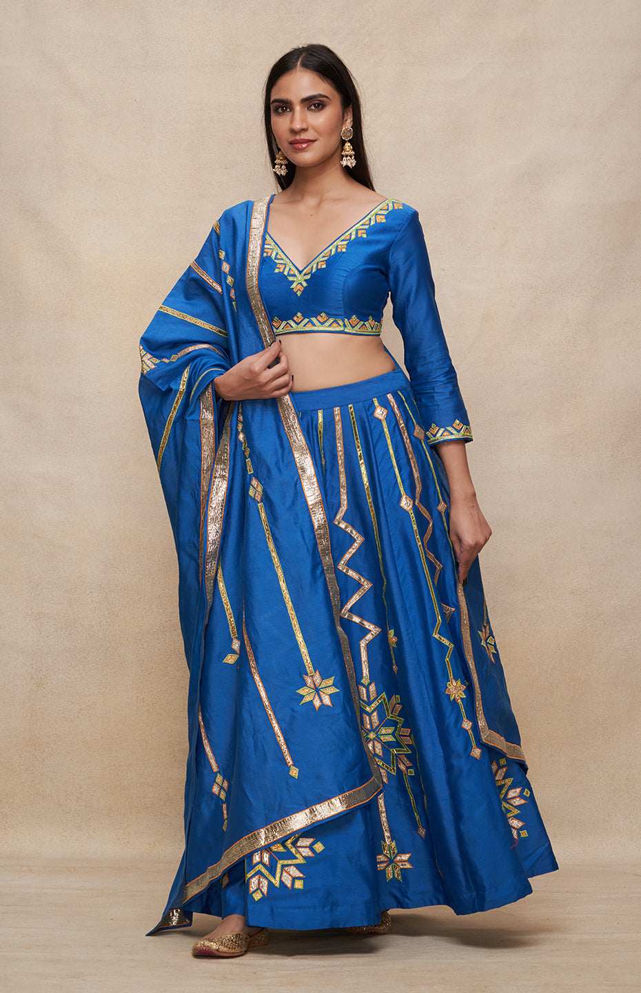 Royal Blue Lehenga