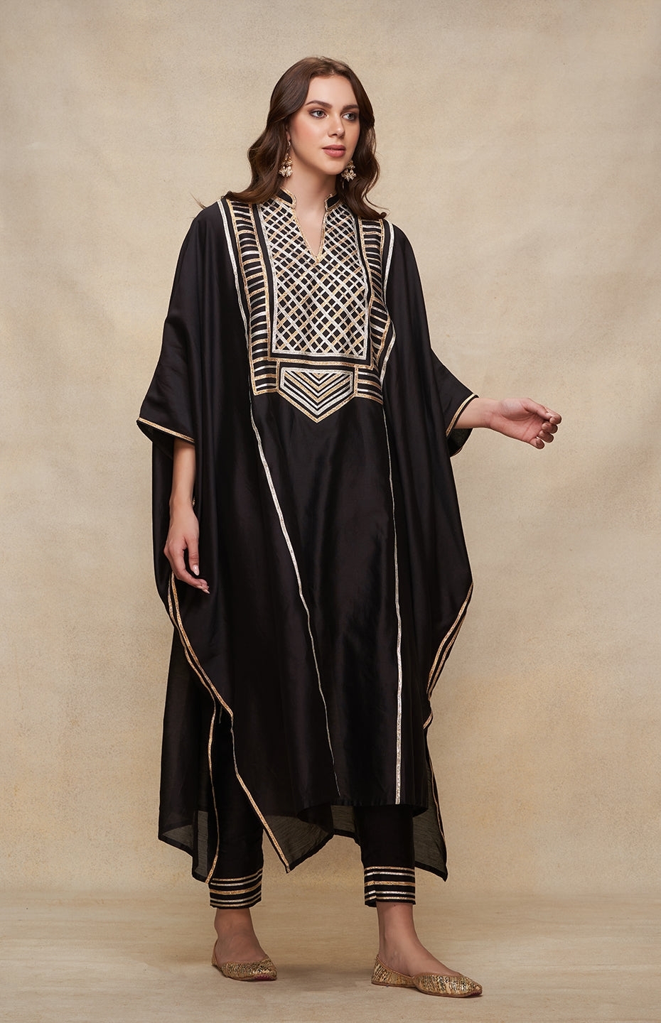 Black Long Kaftan