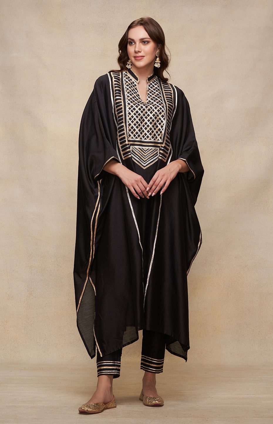 Black Long Kaftan