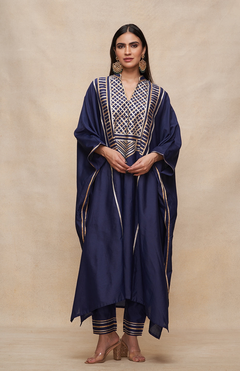 Indigo Long Kaftan