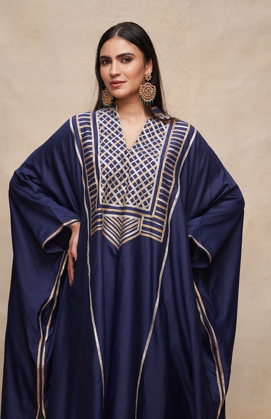 Indigo Long Kaftan