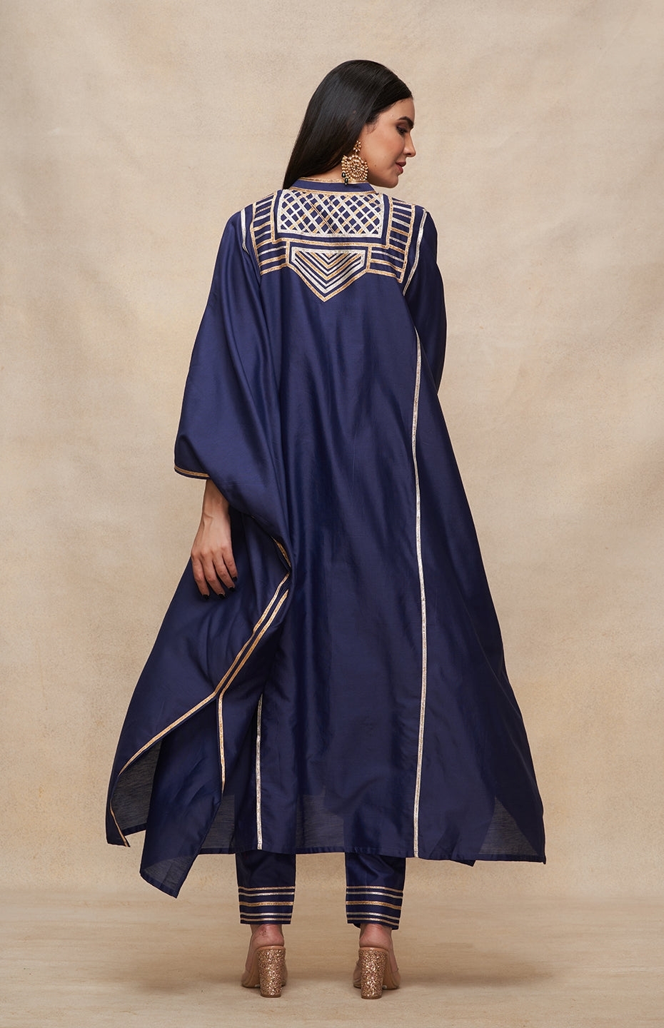 Indigo Long Kaftan