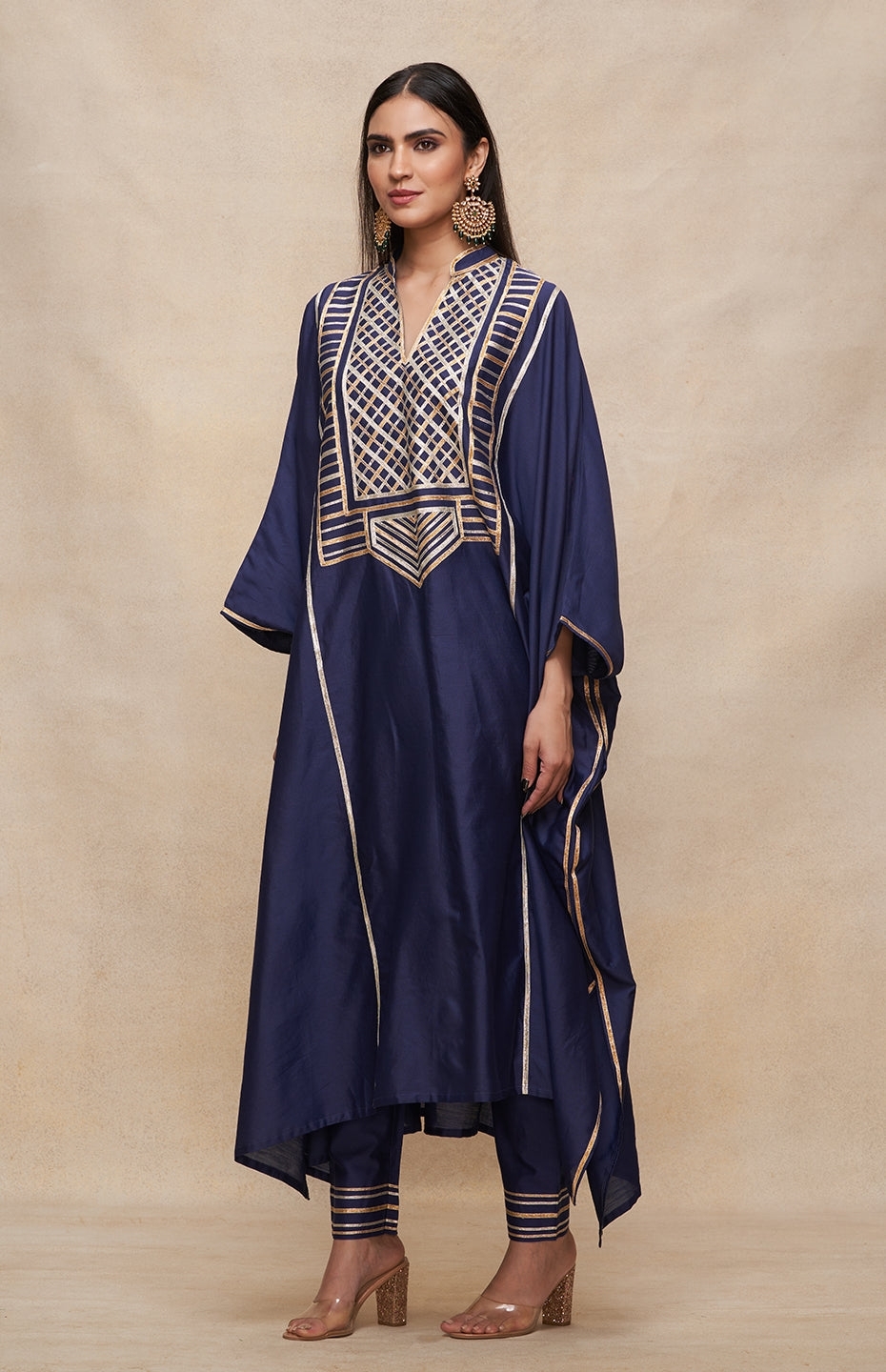 Indigo Long Kaftan