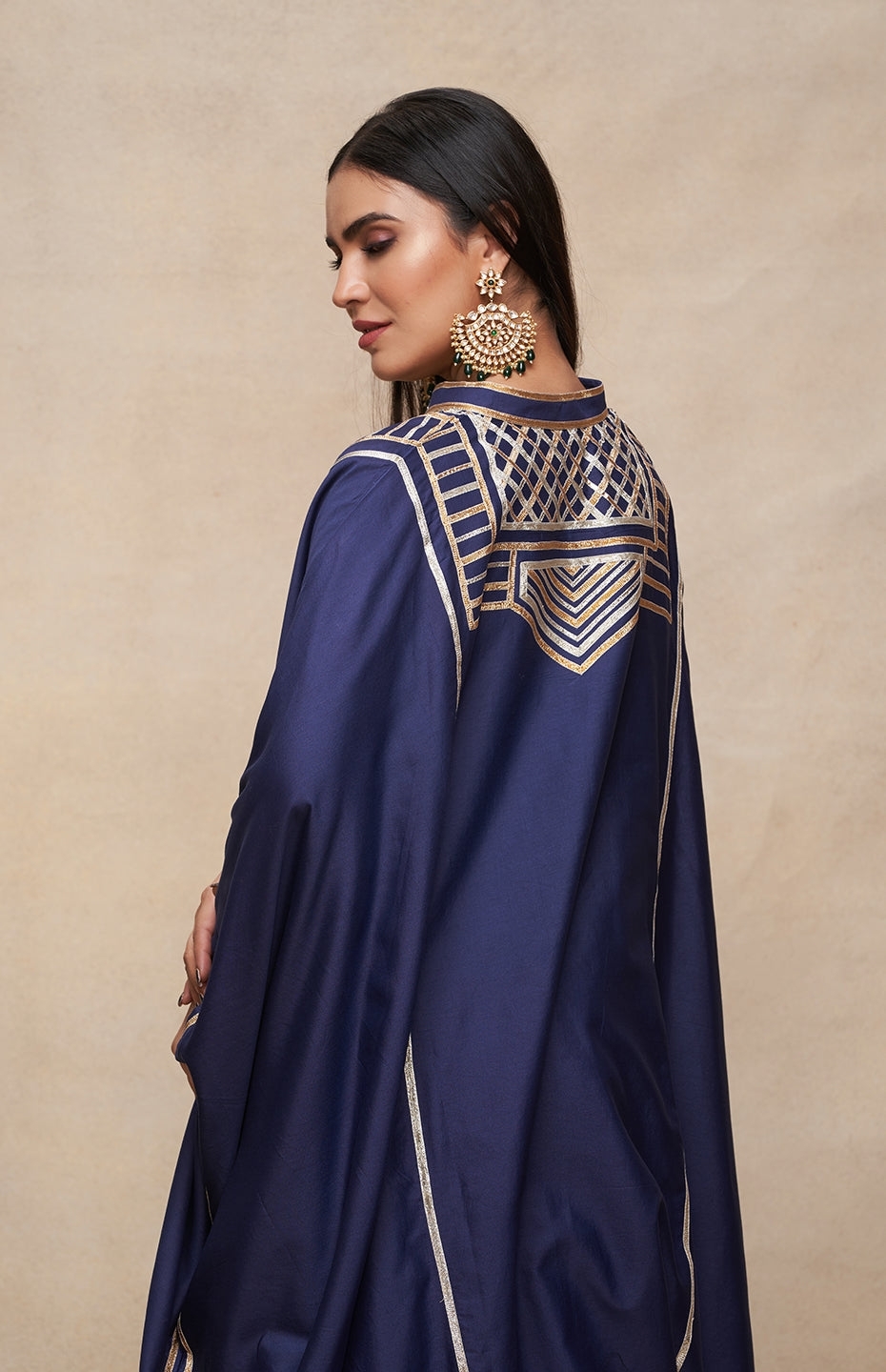 Indigo Long Kaftan