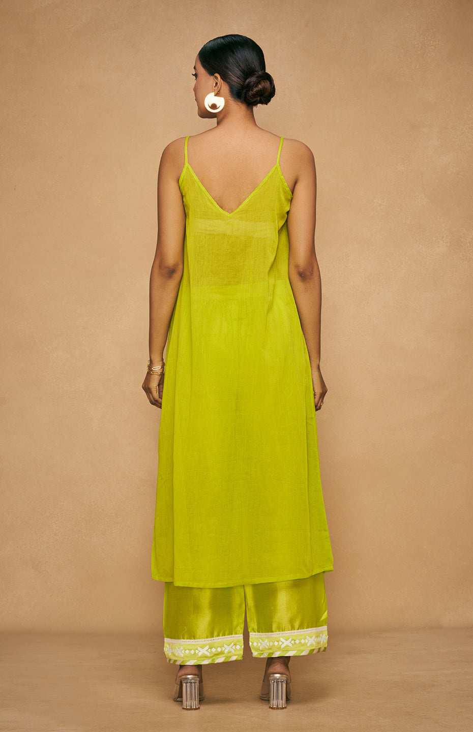 Lime Green Long Slip
