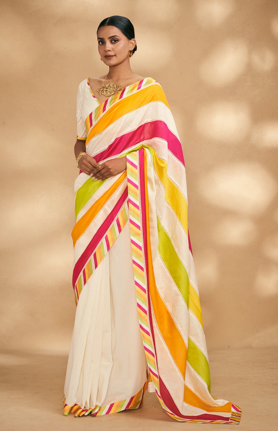 Multipanel Saree