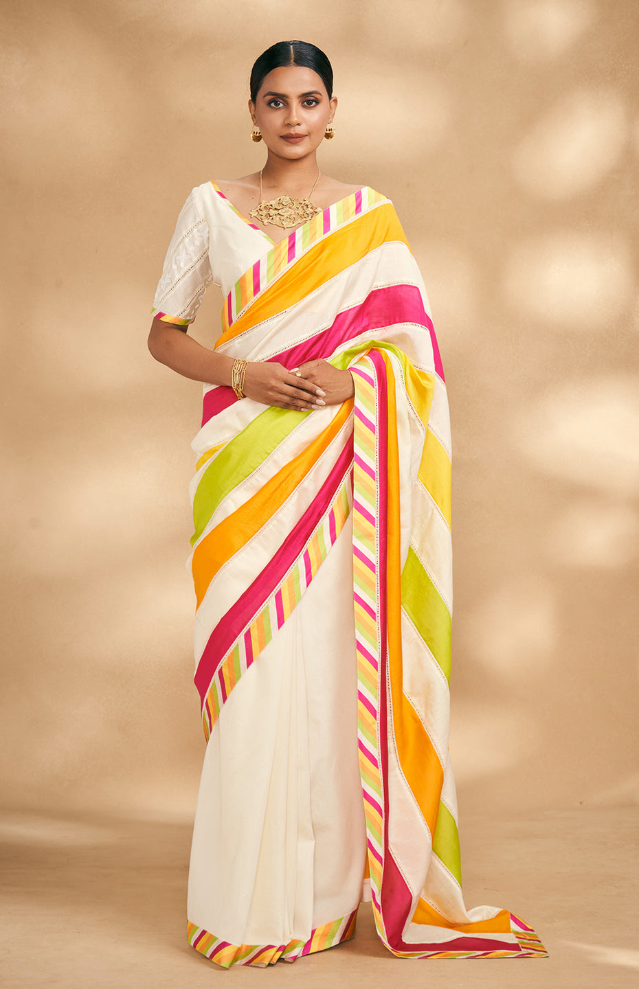 Multipanel Saree