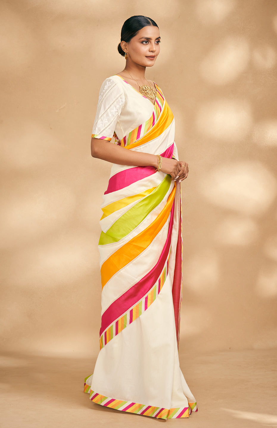 Multipanel Saree