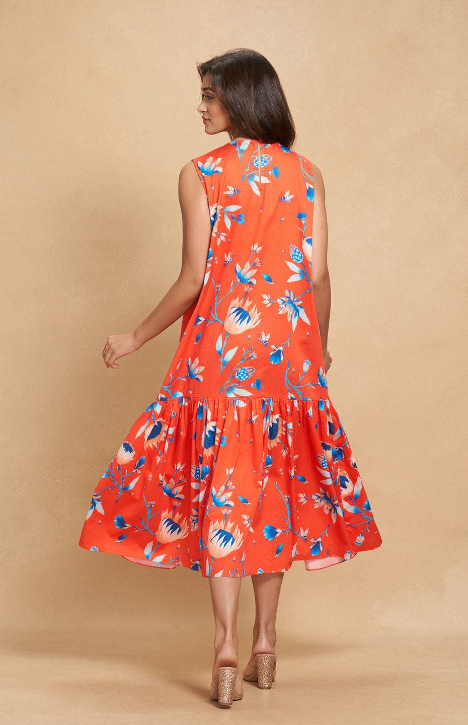 Red Sleeveless Dress