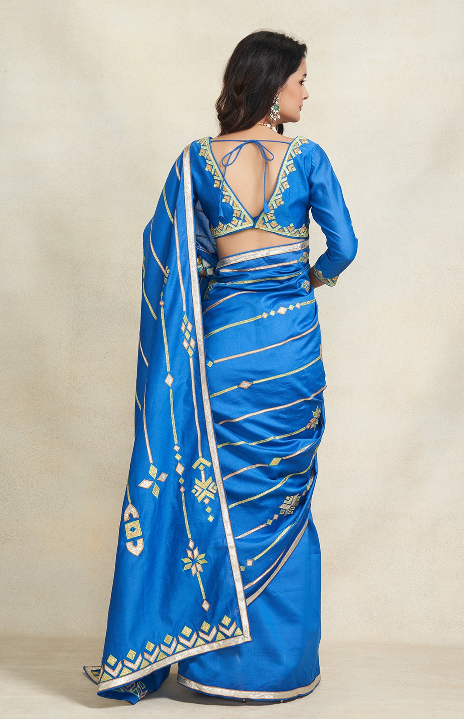 Royal Blue Saree