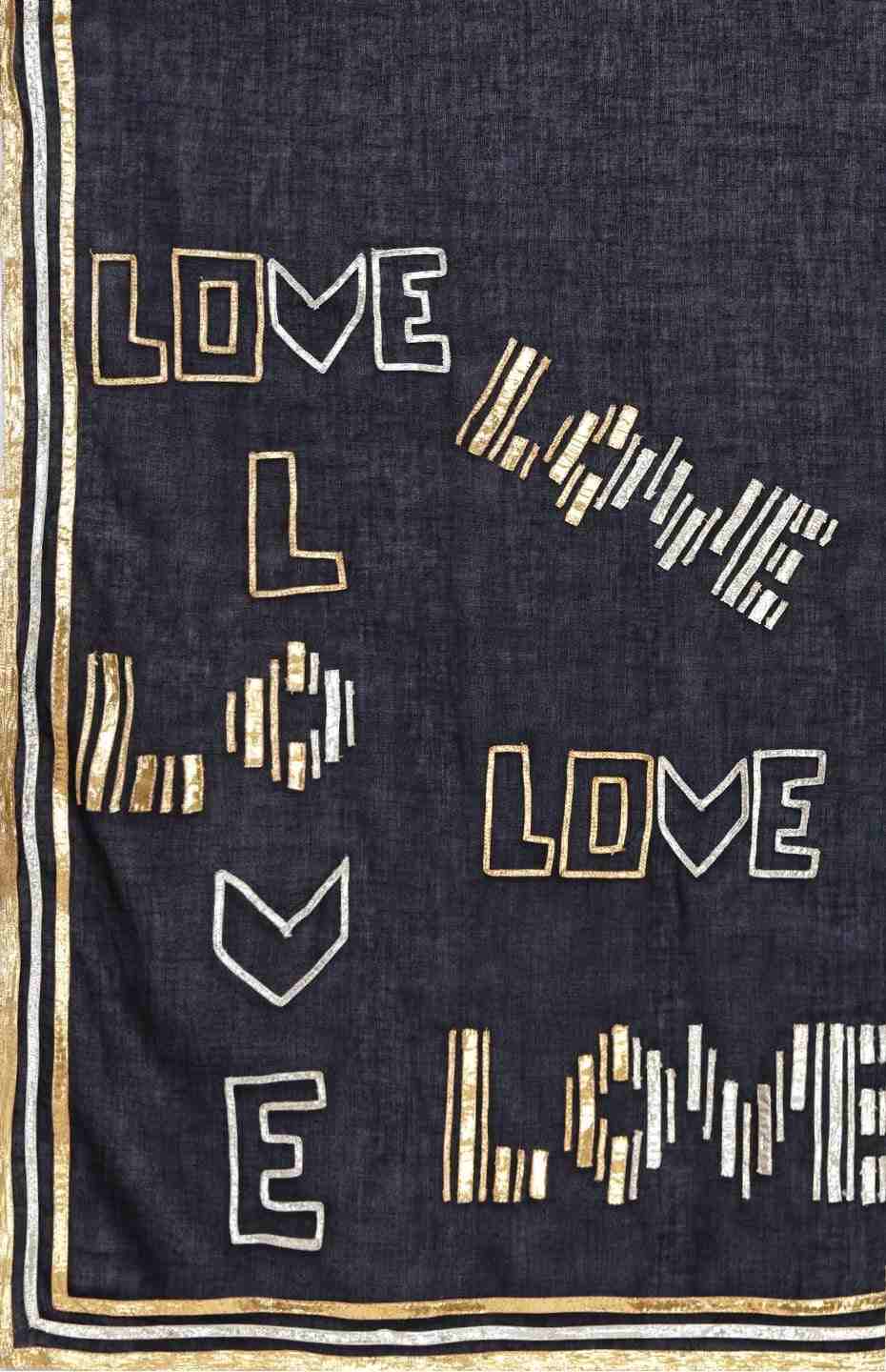 Black Love Saree