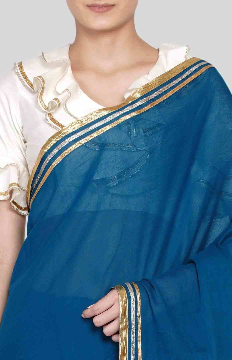Blue Love Saree