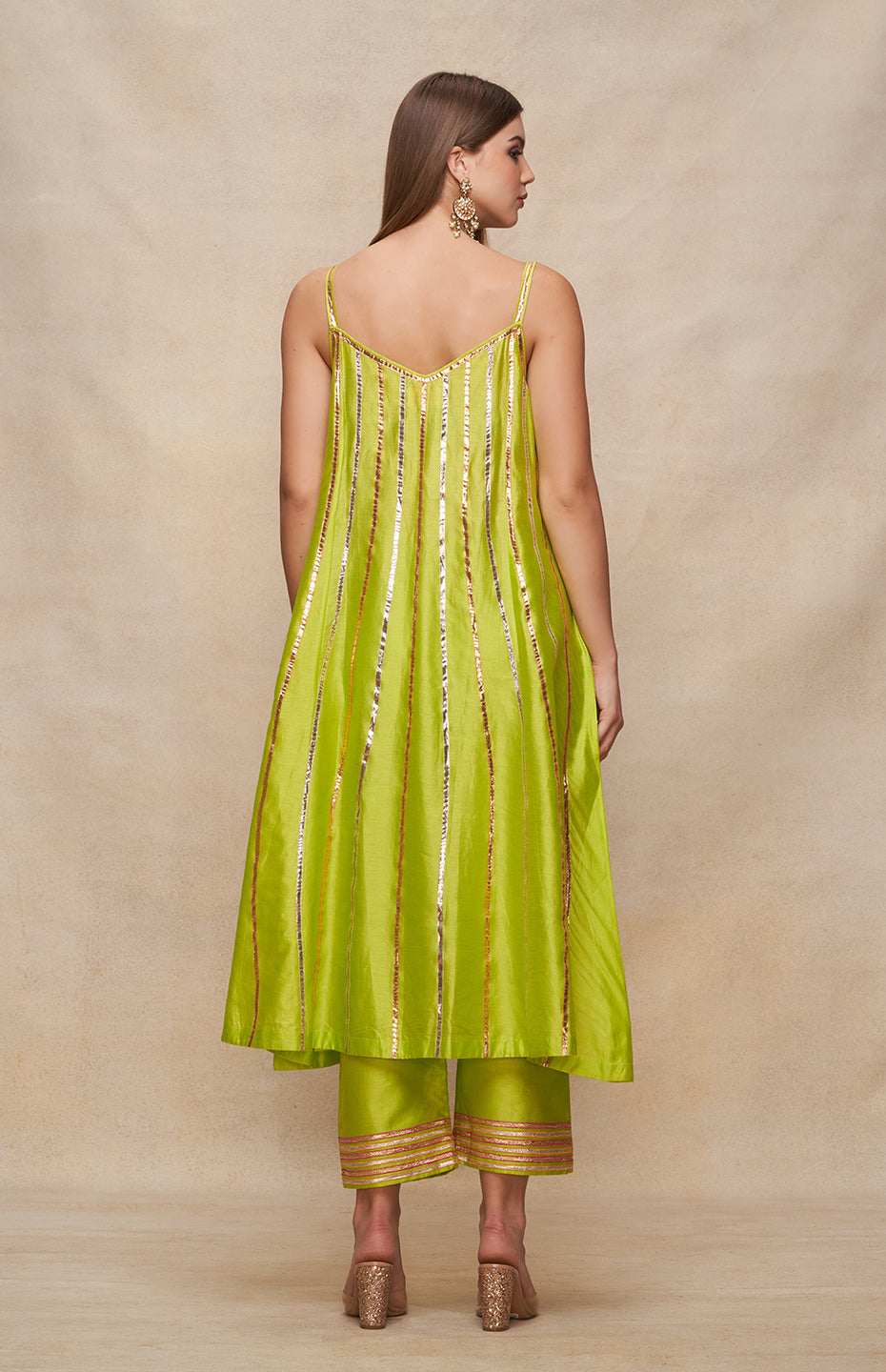 Lime Green Slip Dress