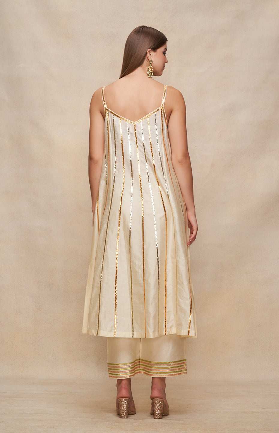 Offwhite Slip Dress