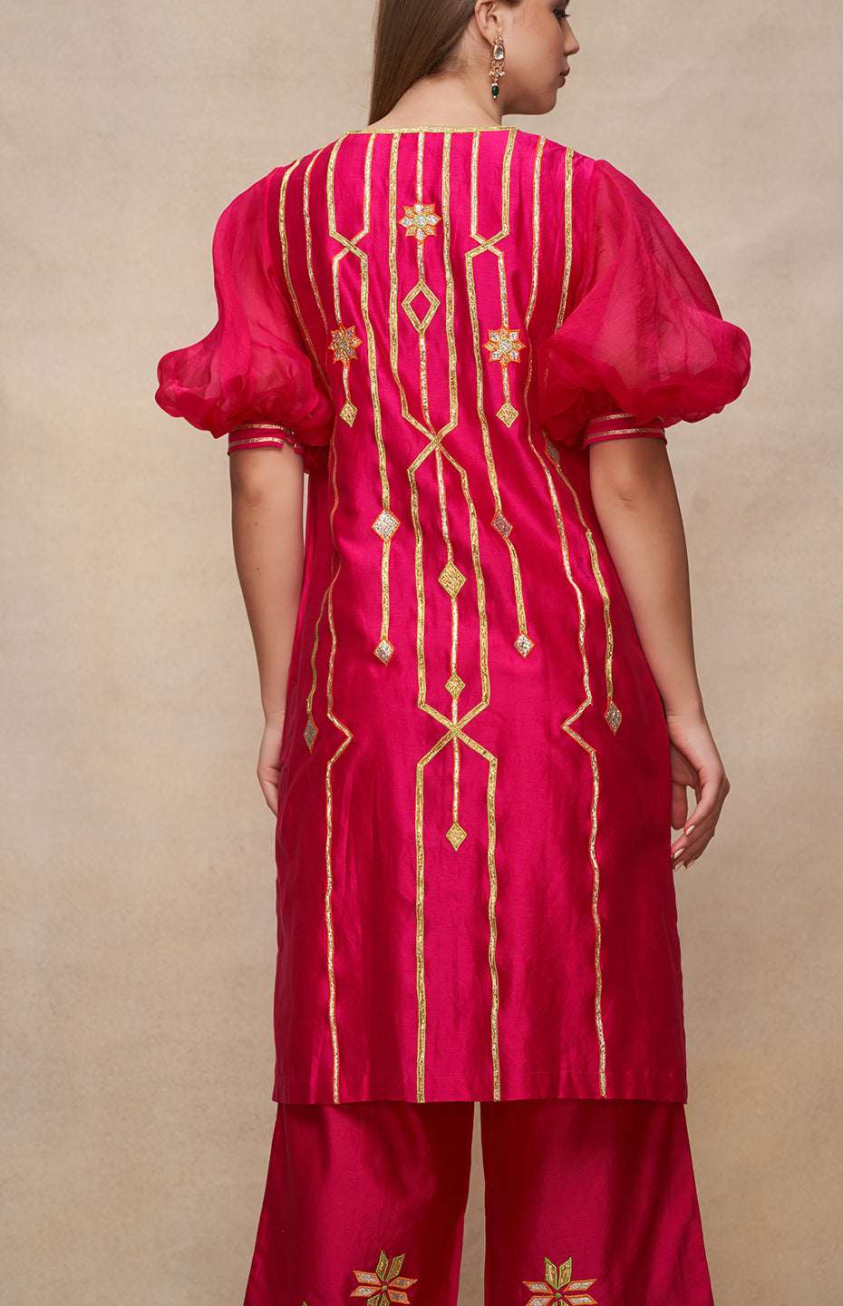 Rani Pink Short Kurta