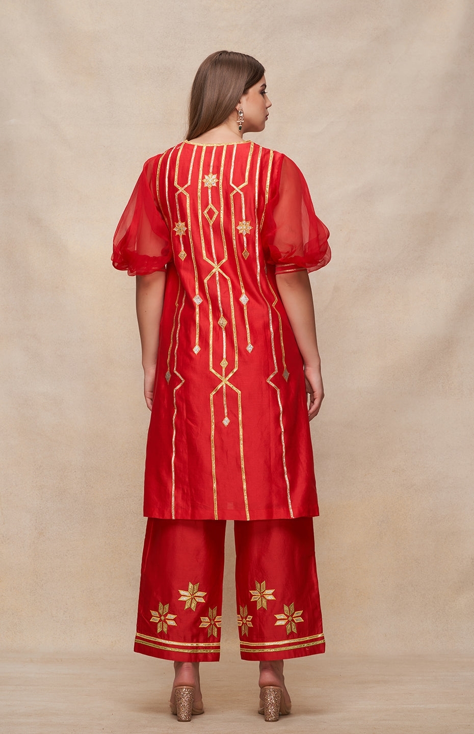 Red Short Kurta