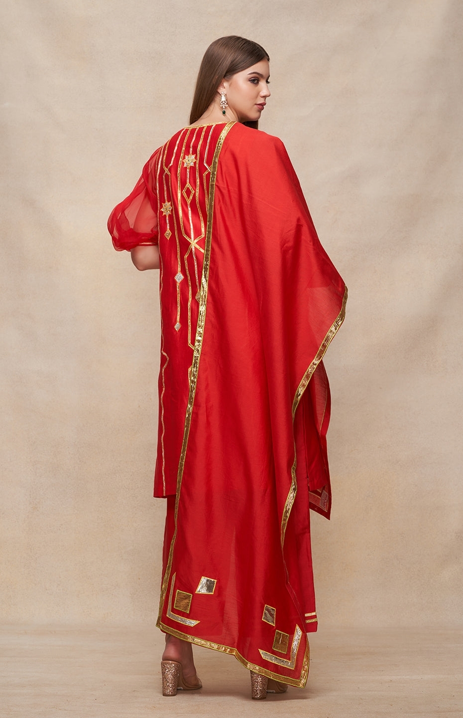 Red Short Kurta