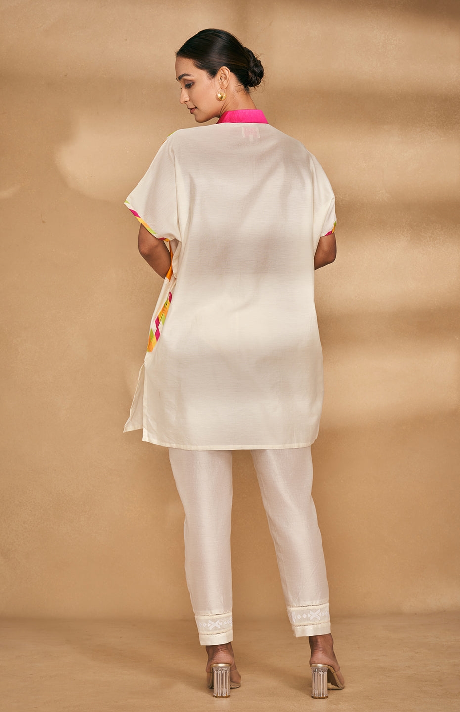 Off White Step Tunic