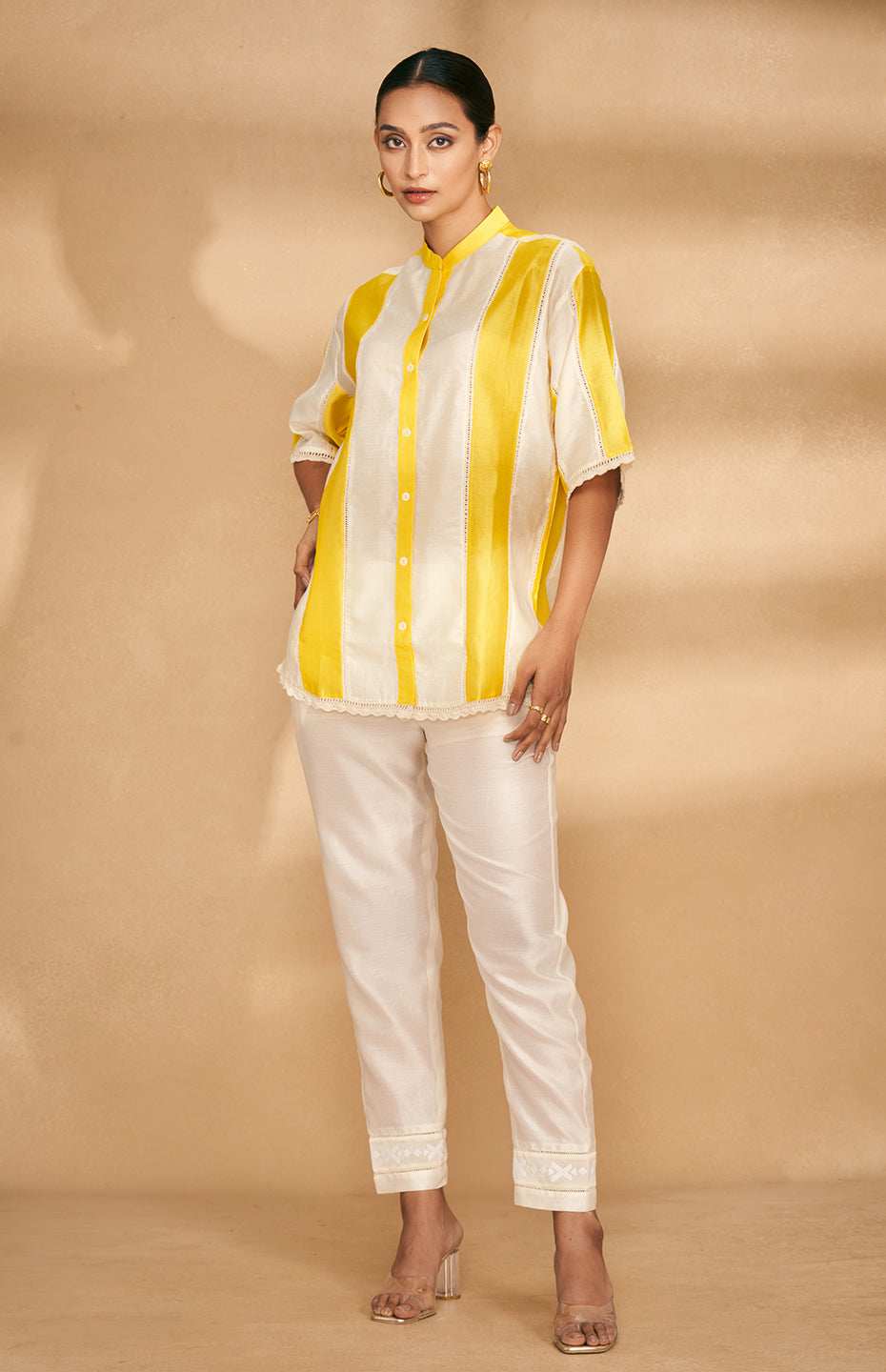 Yellow Two Tone Shirt