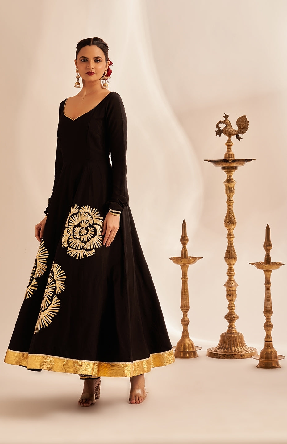 Black Rose Gota Anarkali