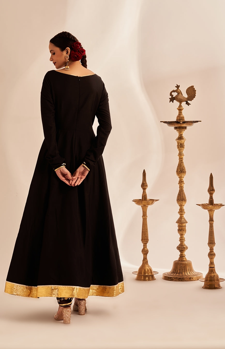 Black Rose Gota Anarkali