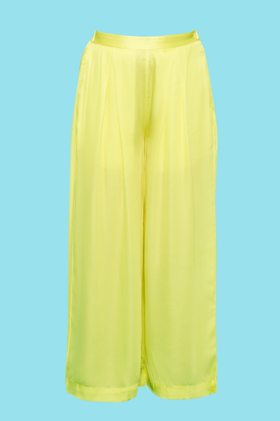 Yellow High Waisted Pants