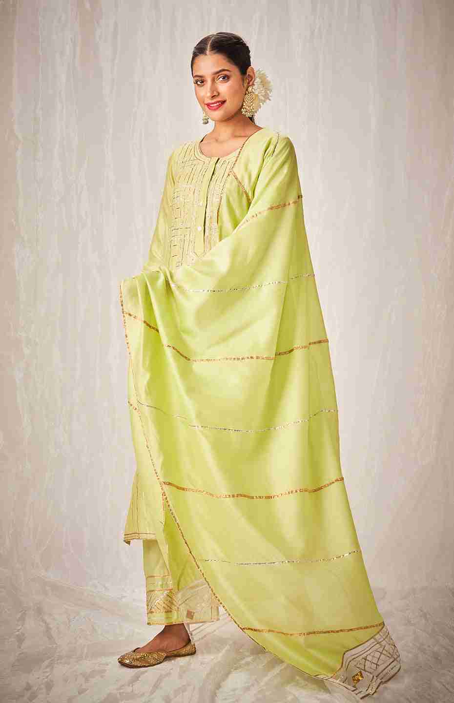 Pista Green Dupatta